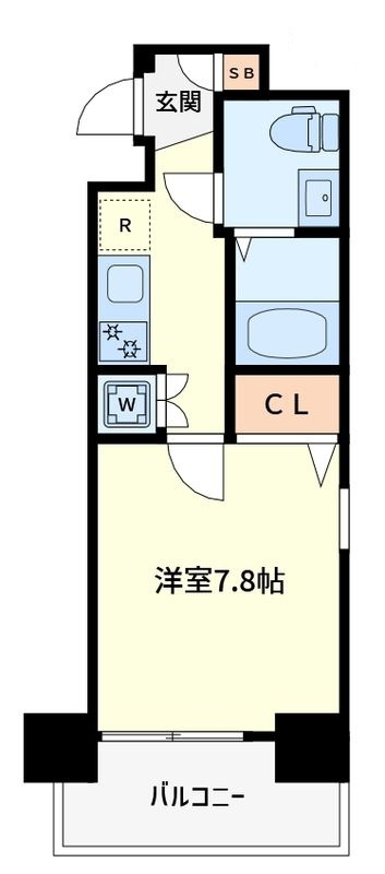 アプレシティ浮間舟渡の間取り|間取りです。