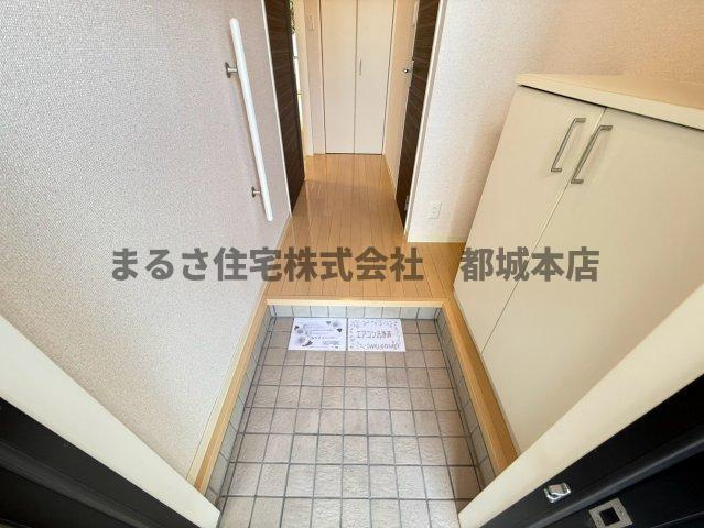 Villa OkuboA棟のエントランス