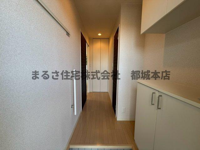 Villa OkuboA棟の玄関