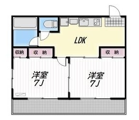 ＬＵＣＡの間取り|間取りです。