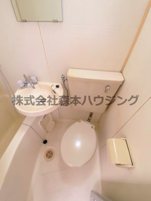 【トイレ】 | 　ヴィラ守口 | 落ち着いたトイレです