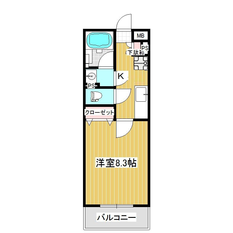ラ・リベルタ桜木の間取り|間取りです。