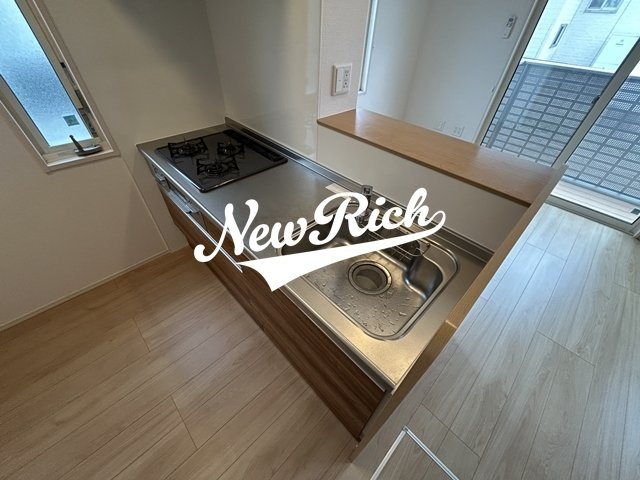 前橋市北代田町のアパートのキッチン