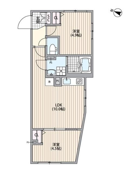 【間取り】 | GRANPASEO中野Ⅲ