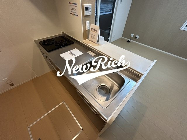 伊勢崎市連取町のアパートのキッチン