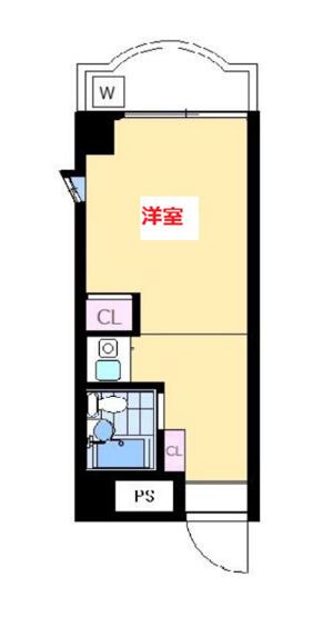 【間取り】 | ハイタウン南品川 | お部屋の間取りです。