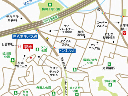 『八王子市中古戸建て』八王子市横川町936-16【仲介手数料無料】　八王子市横川町　の地図|～仲介手数料無料☆八王子ひなた不動産～八王子市横川町　中古戸建