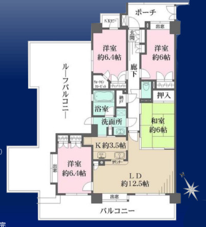 『八王子市マンション』藤和シティホームズ八王子市大和田町【仲介手数料無料】　大和田町5-25-27の間取り|～仲介手数料無料☆八王子ひなた不動産～藤和シティホームズ八王子大和田町