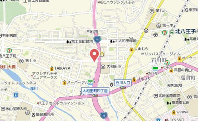 『八王子市マンション』藤和シティホームズ八王子市大和田町【仲介手数料無料】　大和田町5-25-27の地図|～仲介手数料無料☆八王子ひなた不動産～藤和シティホームズ八王子大和田町
