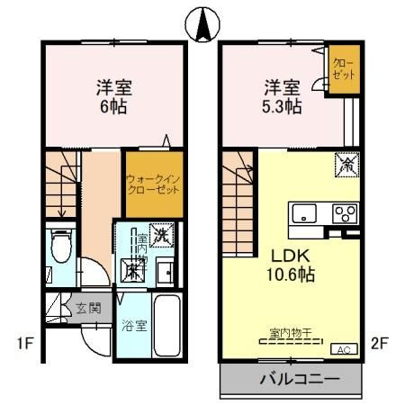 Cherry　side(チェリー サイド)の間取り