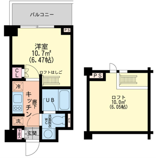 【間取り】 | エスティメゾン新中野