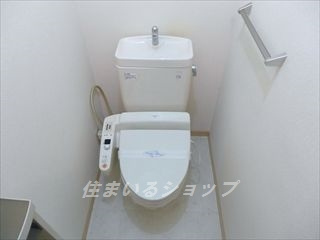 ハピネス口田のトイレ|温水洗浄便座