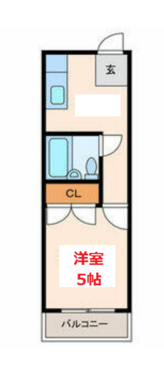 【間取り】 | ハイネス南品川 | お部屋の間取りです。