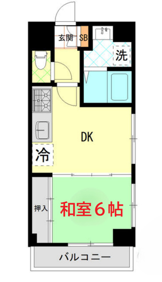 【間取り】 | エンゼルハイム梅屋敷第2 | 間取りです