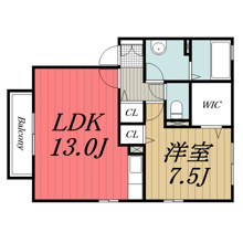 【間取り】 | ロジュマン ネサキ　B