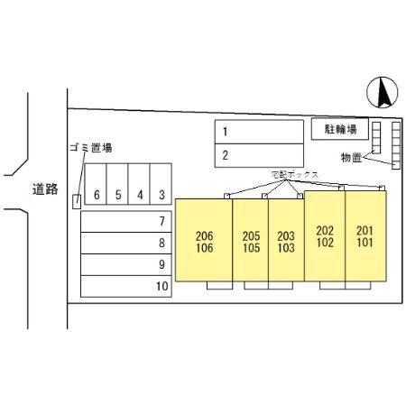 Sunny Side Riverの区画図