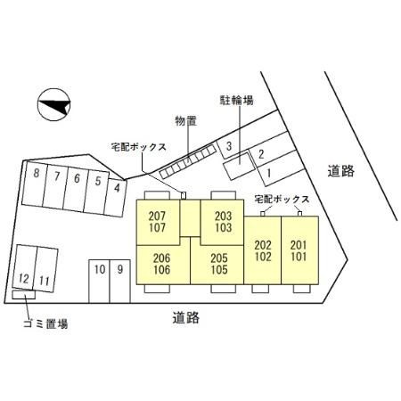 ルミエール バルゴの区画図