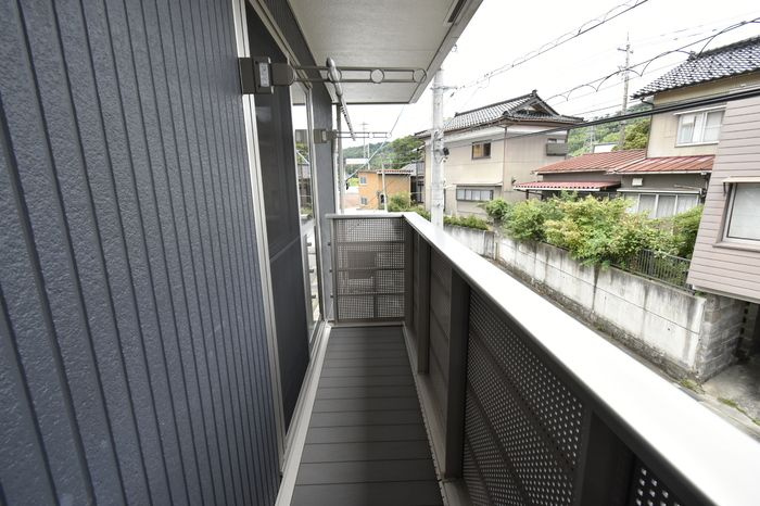 D-Room寺町のバルコニー