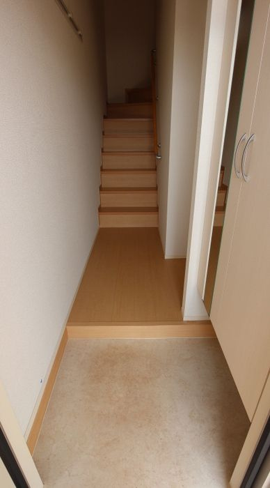 D-room西荒屋　B棟の玄関