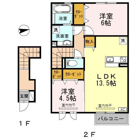 D-room西荒屋　B棟