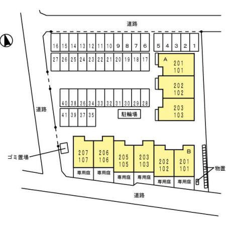 D-room As　Bの区画図