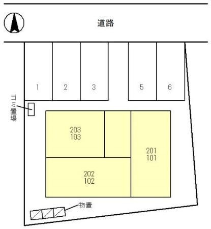 アンジェブランの区画図