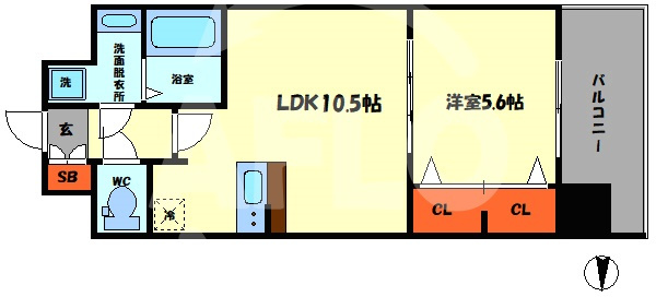 スプランディッド梅田北の間取り|スプランディッド梅田北　間取り