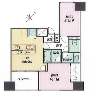 ウィン千駄木の間取り