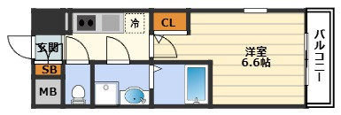 エスリードTENROKUの間取り
