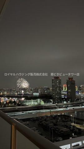 花火大会の鑑賞が出来ます