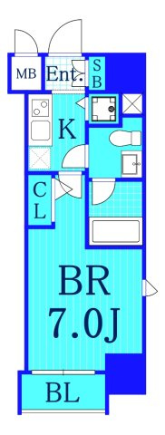 レア横濱戸部駅前の間取り