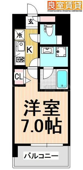 【間取り】 | レジデンス東別院スクエア