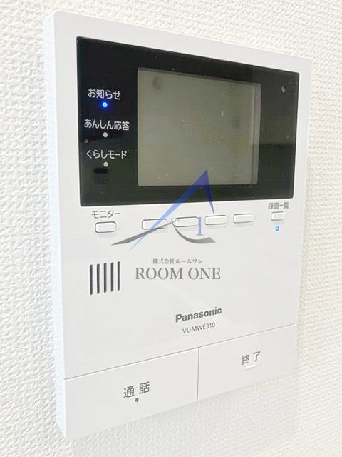 久が原戸建のセキュリティ|モニター付きインターホンです。