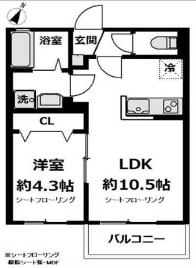 オスト パークの間取り