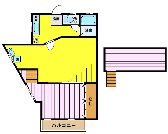ハイツ唐澤の間取り