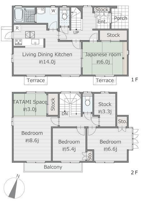川和台信田テラスの間取り
