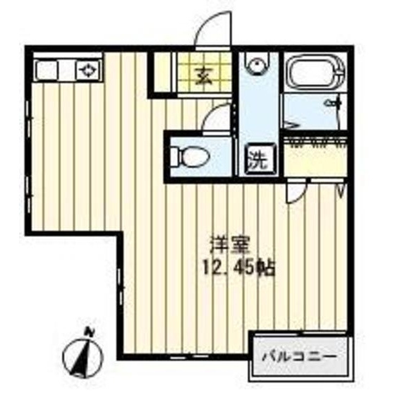 シャムロック高幡の間取り