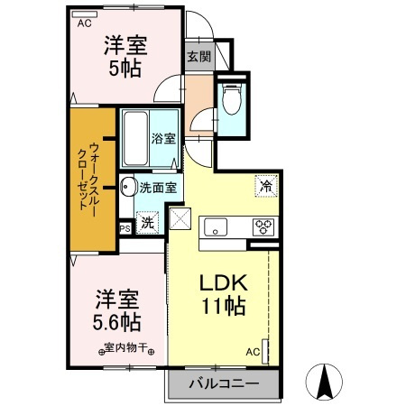 ソレイユの間取り