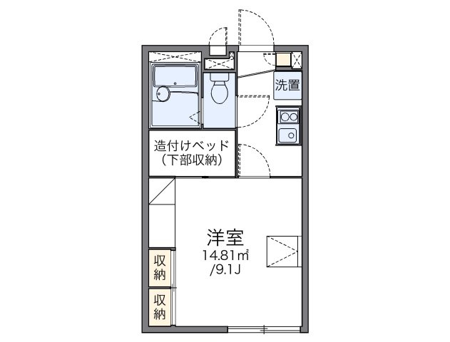 【間取り】 | レオパレスリーザ美園