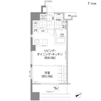 【間取り】 | パークハビオ西新宿