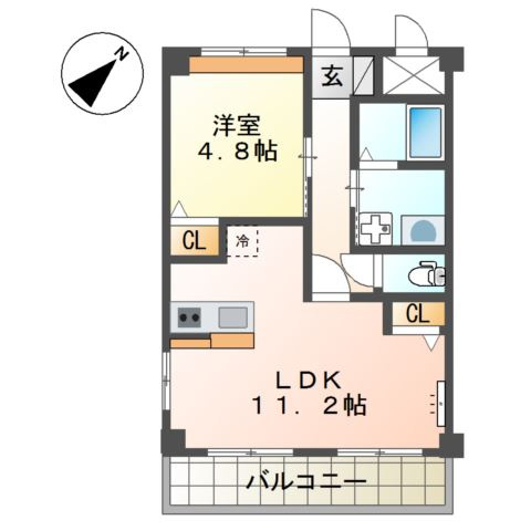 【間取り】 | Ｇｒａｃｅ　若宮