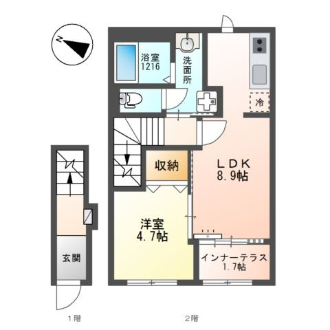 カロテラスの間取り