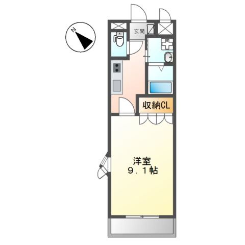 フォーシーズンズ桃山の間取り