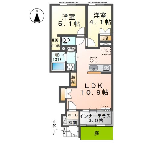 フォレストハイム　要の間取り