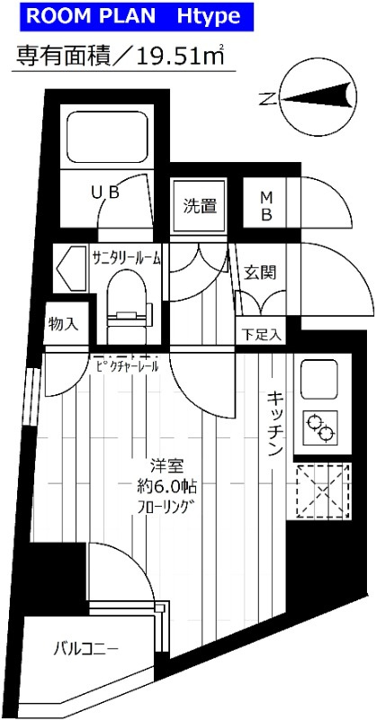 ステージファースト西新宿の間取り