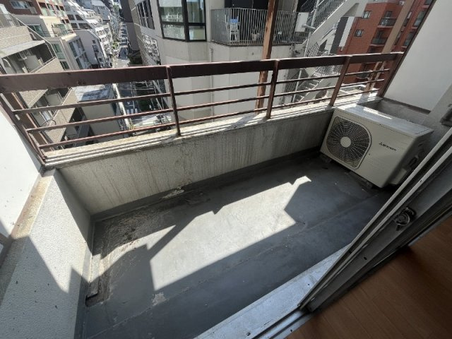 赤坂コーポのバルコニー