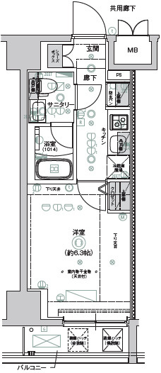 CREST TAPP新横浜の間取り