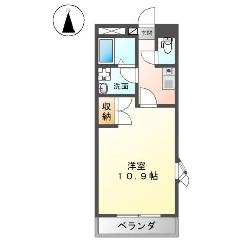 リベルテ北畝の間取り