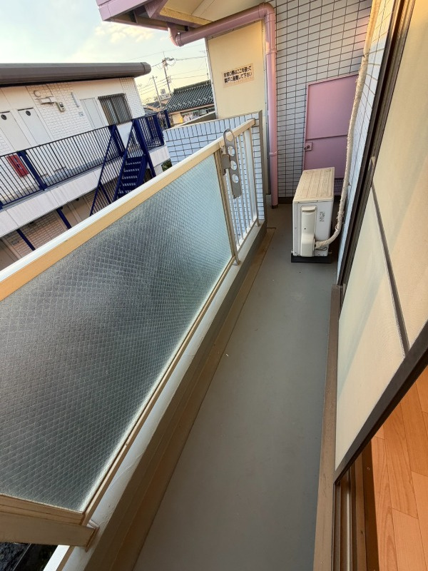 春日部市備後東１丁目の賃貸マンションのバルコニー