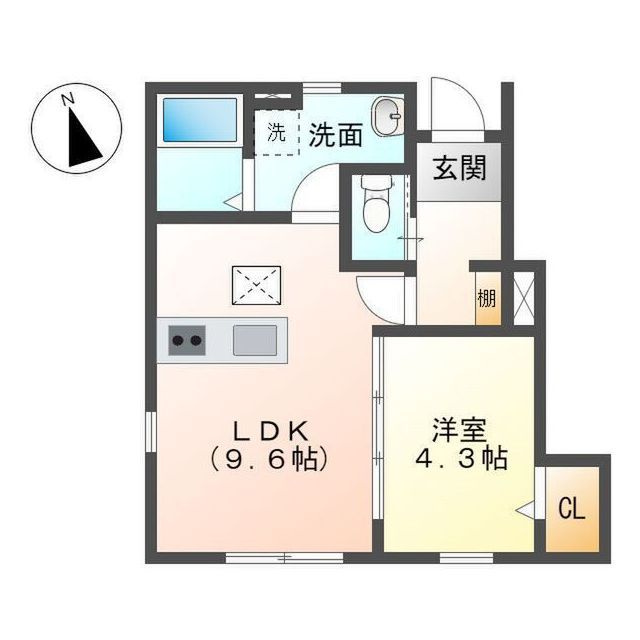 リーブルファイン三井北町の間取り